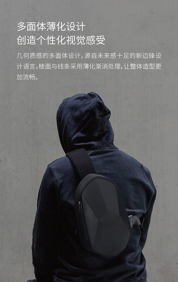 Túi Đeo Chéo Chống Trộm Xiaomi 2021 Có Cổng Sạc Usb