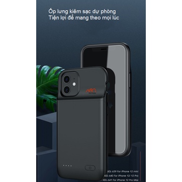 Ốp lưng kiêm sạc dự phòng iPhone 12 mini - 4700mAh hiệu Newdery