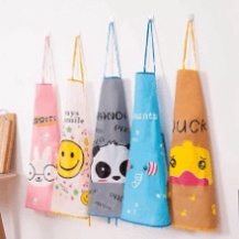 Tạp dề họa tiết dễ thương tạp dề nấu ăn tiện lợi