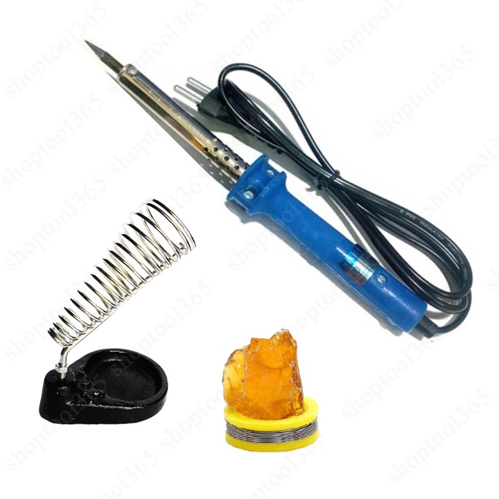 Bộ 4 món Mỏ hàn Winster 60W, Gác mỏ hàn, Nhựa thông, Chì hàn loại tốt nhất