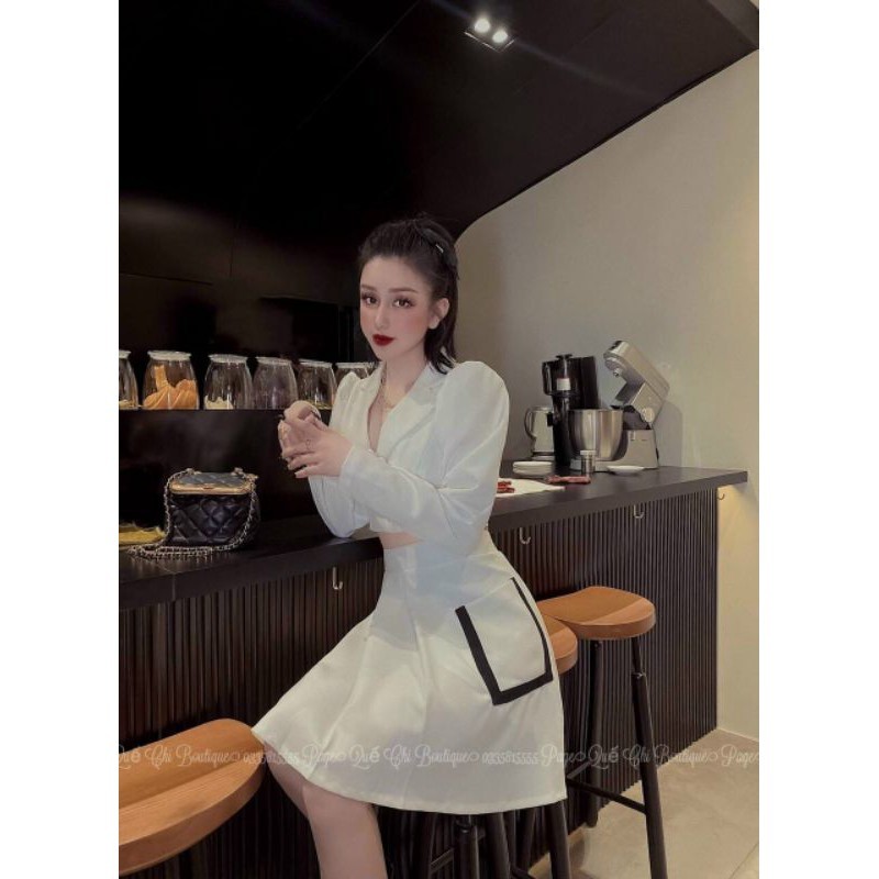 sét chân váy tay phồng