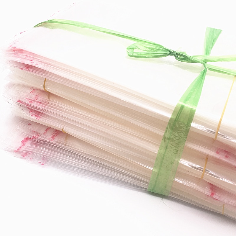 Bộ 100 túi nylon trong suốt 4-6cm đựng đồ trang sức