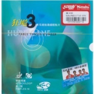Mặt vợt bóng bàn nittaku hurricane neo 3 hàng chính hãng