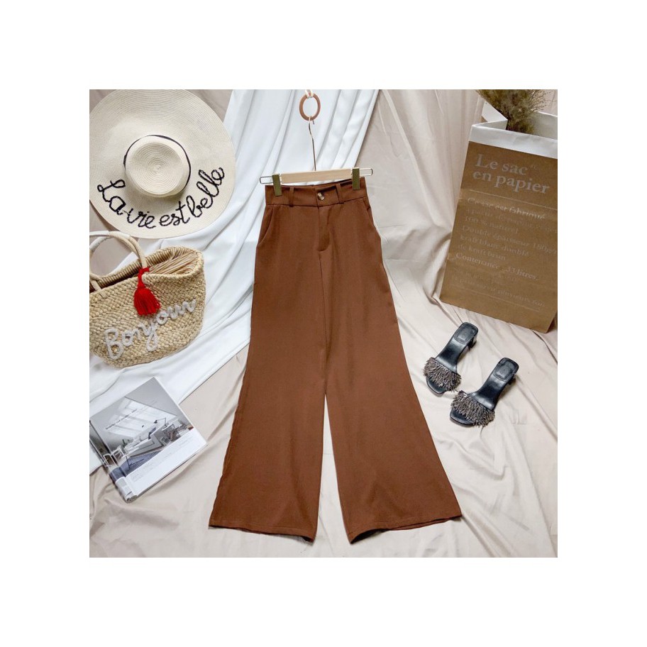 [Co size] Quần ống suôn màu trơn | BigBuy360 - bigbuy360.vn