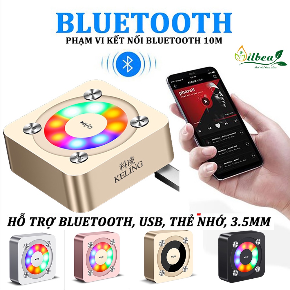 Loa Bluetooth Không Dây Keling A9 Pin 1500mAh Có Đèn LED Nhảy Theo Nhạc