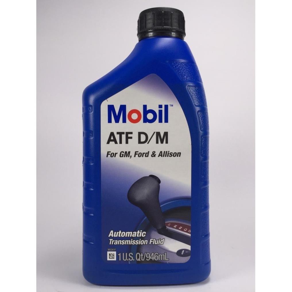 Dầu trợ lực tay lái, hộp số tự động Mobil ATF D/M 946ml - Nhập khảu USA