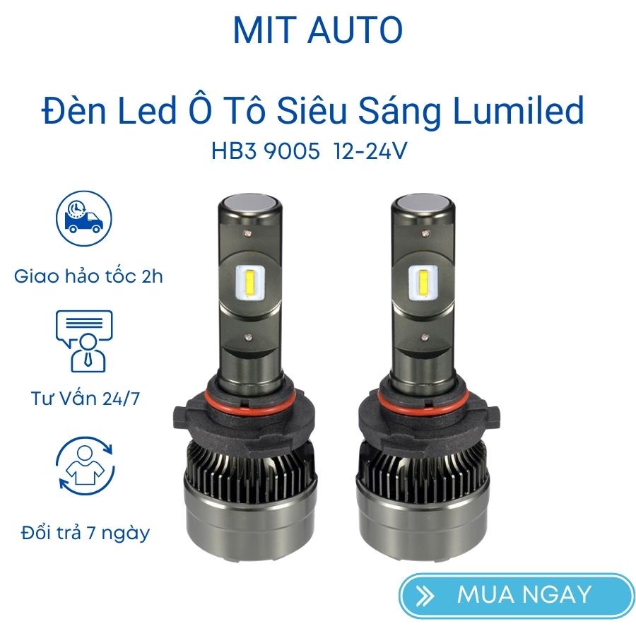 Bóng đèn pha led cho ô tô, tăng sáng 200% chân đèn HB3 9005 và HB4 9006 45w 4200lm sử dụng chip Lumiled  siêu sáng