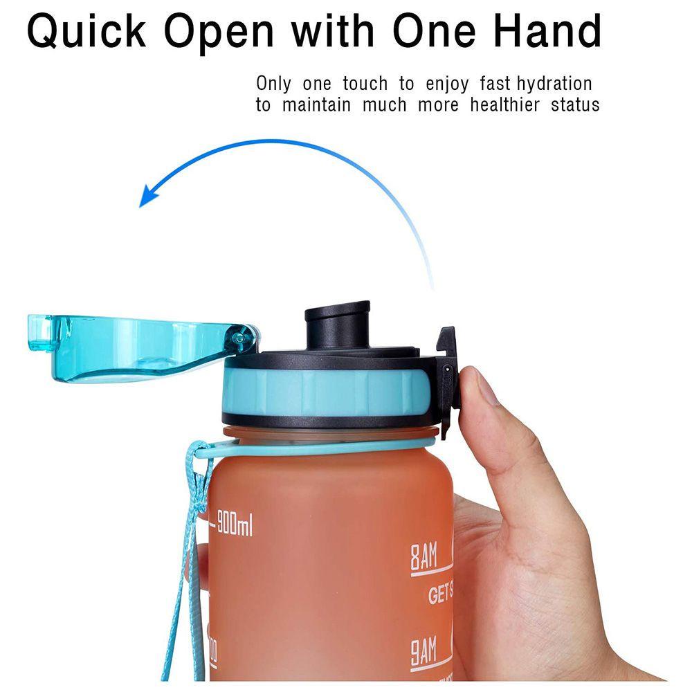 Bình Đựng Nước 1000ml Dung Tích Lớn Màu Gradient Dành Cho Học Sinh / Cắm Trại / Du Lịch / Thể Thao Ngoài Trời