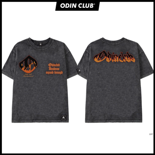 Áo thun fire brush, áo phông oversize unisex, local brand odin club