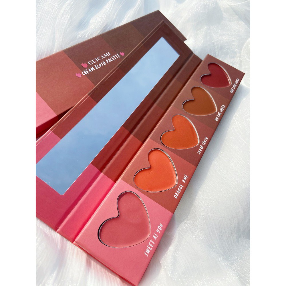 GUICAMI - Bảng 5 màu má hồng dạng kem | BigBuy360 - bigbuy360.vn