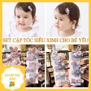 SET 6 CẶP TÓC BÉ GÁI❤️FREESHIP❤️ ❤️HÀNG HOT❤️Set 6 cặp tóc phong cách Hàn Quốc xinh xắn - PKSS66