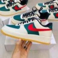 🐑 🌹 (bachhoa) Giày A F1_Nike id gucci xanh đỏ nam nữ