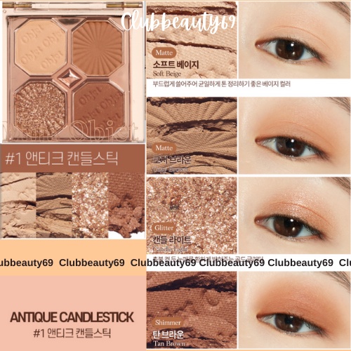 Bảng Phấn Mắt 4 Ô Etude House Play Color Eyes Mini Jewelry 4g, kèm bill web