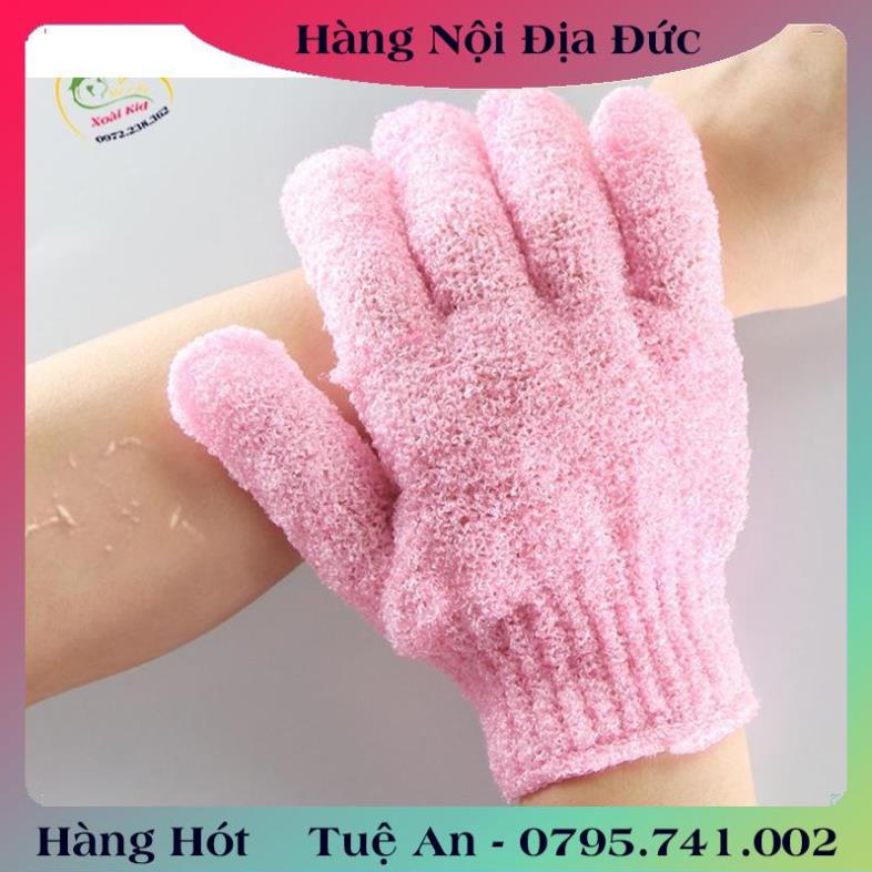 Găng tay tẩy tế bào chết chống trượt dưỡng ẩm cho da khi tắm- 1 chiếc  .