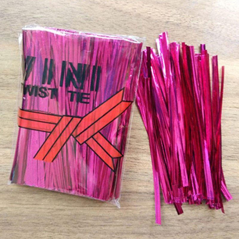 760pcs Metallic Twist Wire Tie Tie Bowknot Candy Cookie Cake Bag