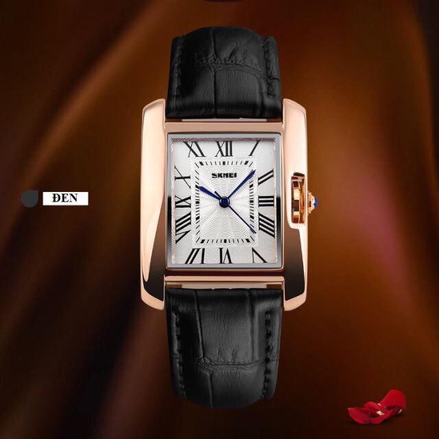 Đồng hồ nữ SKMEI SK1 dây da cao cấp phong cách trẻ trung nữ tính