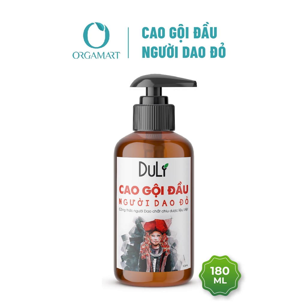 Cao Dầu Gội Thảo Dược Duli Người Dao Đỏ Ngừa Rụng Tóc 180ml