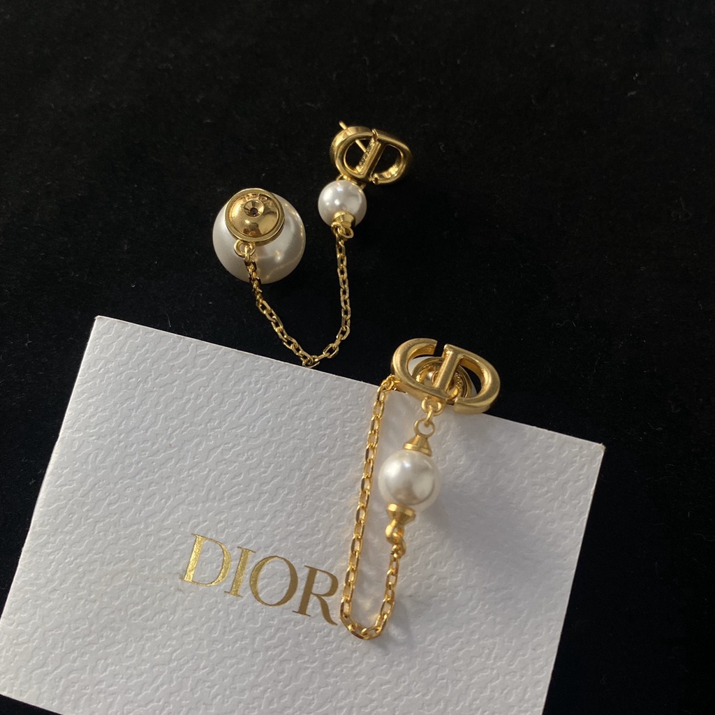 Khuyên tai kim loại kết hợp CD hoàn thiện mới cho nữ S925