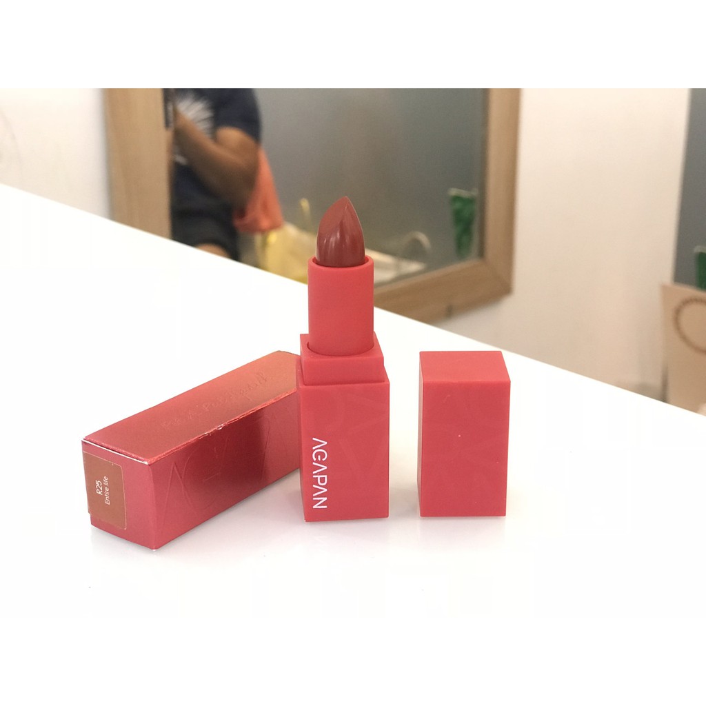 Son Thỏi Lì Agapan Pit A Pat Matte Lipstick Red Limited