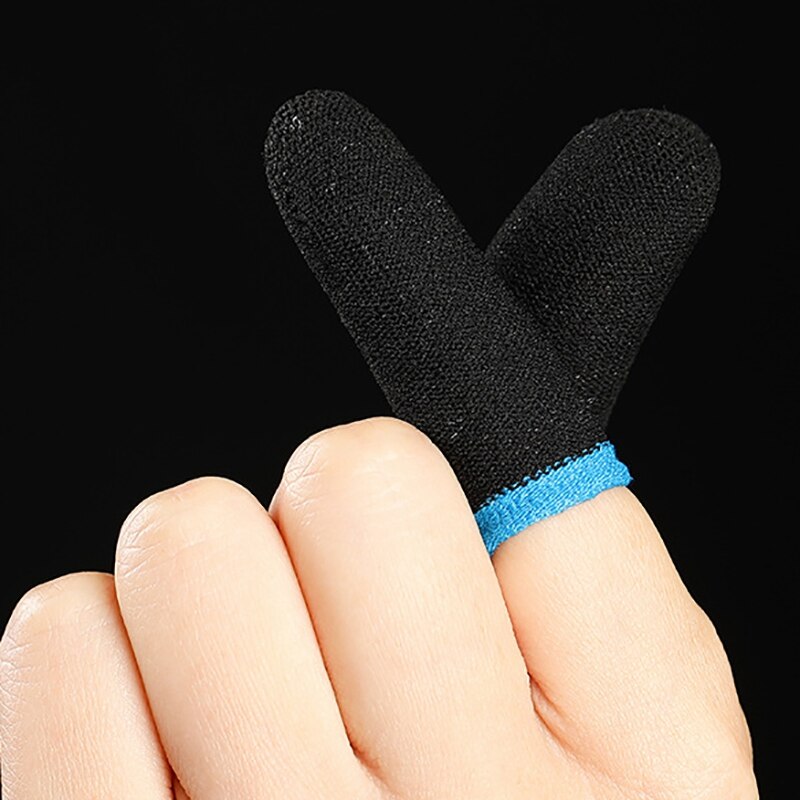 sợi carbon Bộ bao 2 ngón tay chuyên dùng chơi game mobile chống mồ hôi tay ingón tay