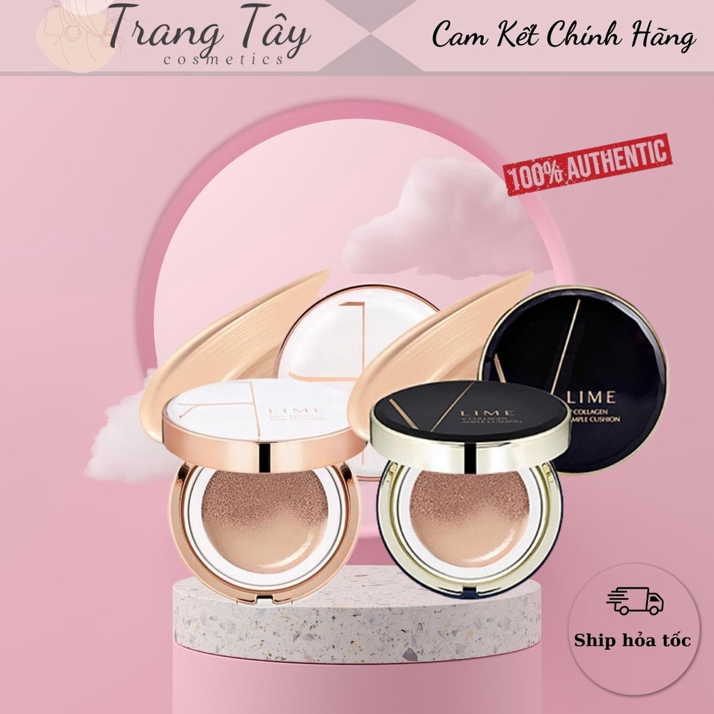 Phấn nước LIME cushion Real Cover Pink - SPF 50+/ PA+++