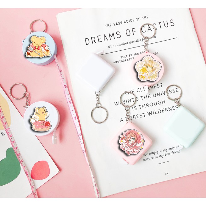 Móc chìa khoá kèm thước dây kero MKTD10 cute dễ thương hoạt hình thần tượng