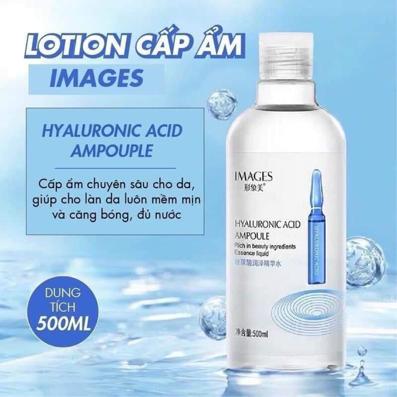 Tinh chất HYALURONIC ACID/ NICOTINAMIDE nuôi dưỡng va chống lão hóa IMAGES 500ml