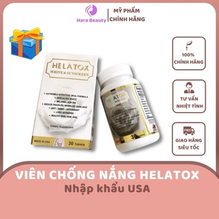 Viên uống chống nắng trắng da Helatox Hara Beauty - Giúp chống nắng đẹp da 30 Viên Nhập Khẩu Chính Hãng Mỹ