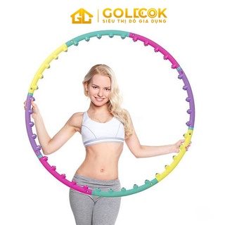 Vòng lắc eo massage Hula Hoop giảm mỡ bụng, giảm eo hiệu quả - Goldcok
