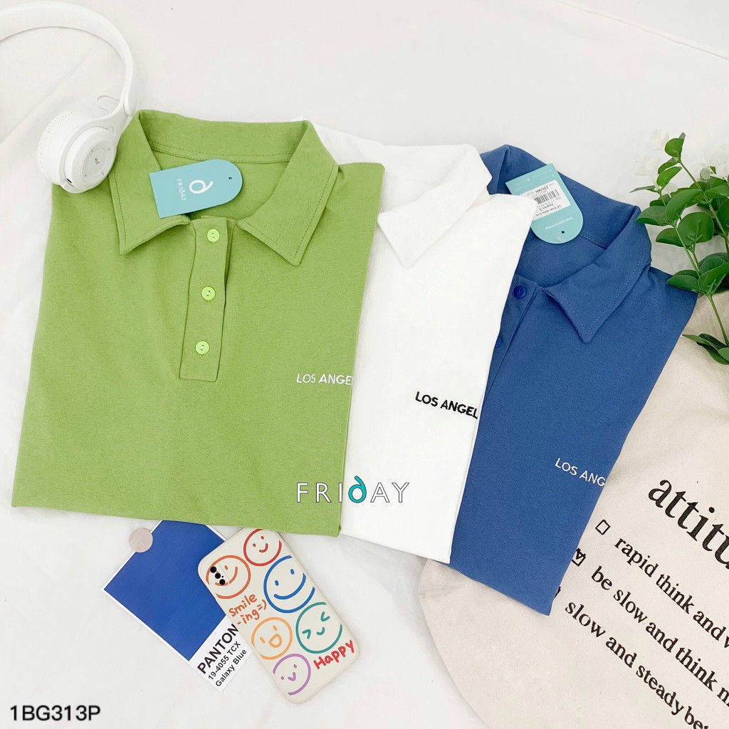 Áo phông polo thêu los angeles Friday | BigBuy360 - bigbuy360.vn