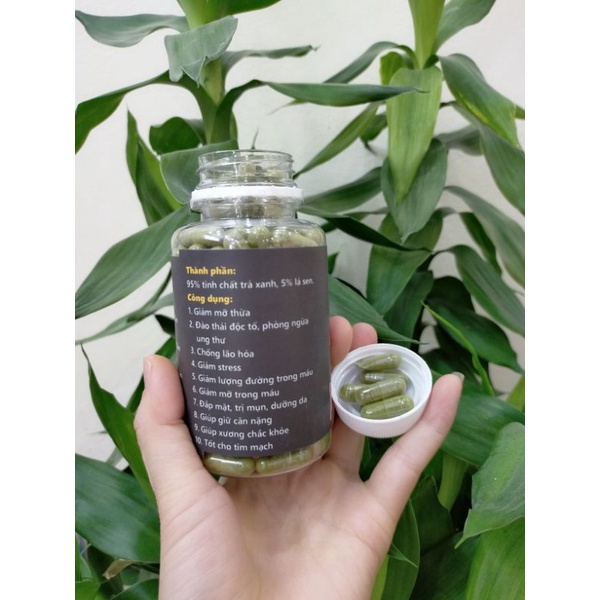 Trà xanh giảm mỡ Kelly Bùi 180 viên /1lọ