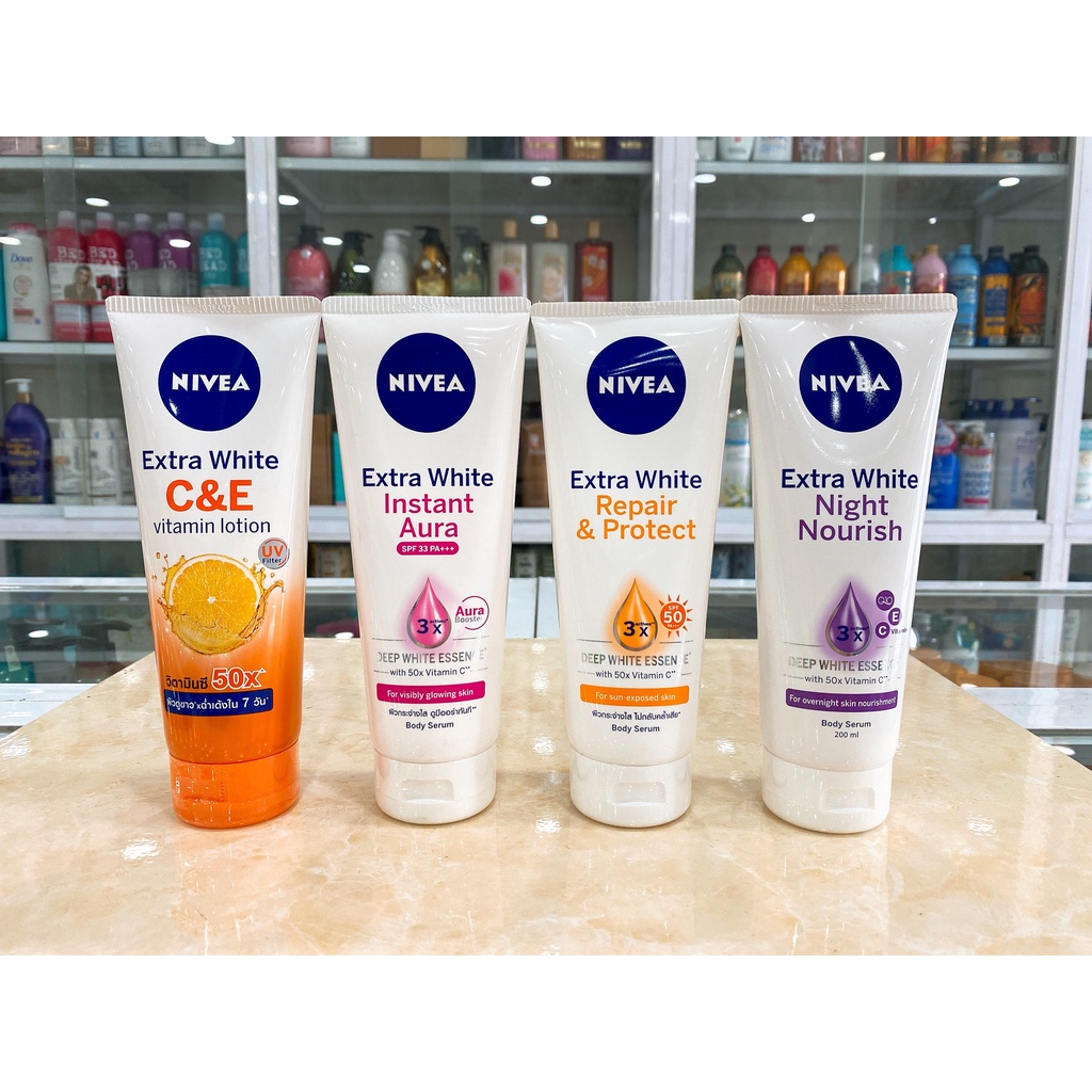 Dưỡng Thể SERUM NIVEA EXTRA WHITE Chính Hãng Công Ty 180ml~200ml