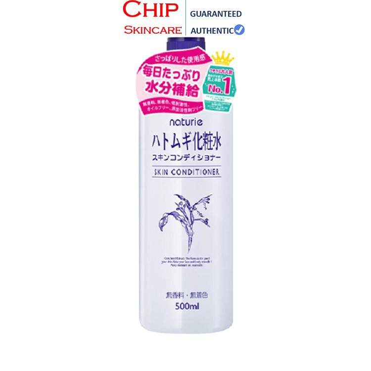 [Bill Nhật] Nước hoa hồng Naturie Hatomugi Skin Conditioner 500 ml  ( Toner Hatomugi )