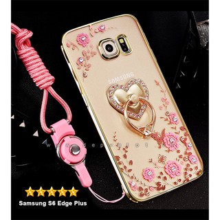 Ốp dẻo hình hoa Samsung Galaxy S6 Edge Plus