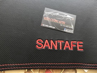 [ BẢO HÀNH 2 NĂM ] Thảm taplo Carbon Santafe 2015-2018