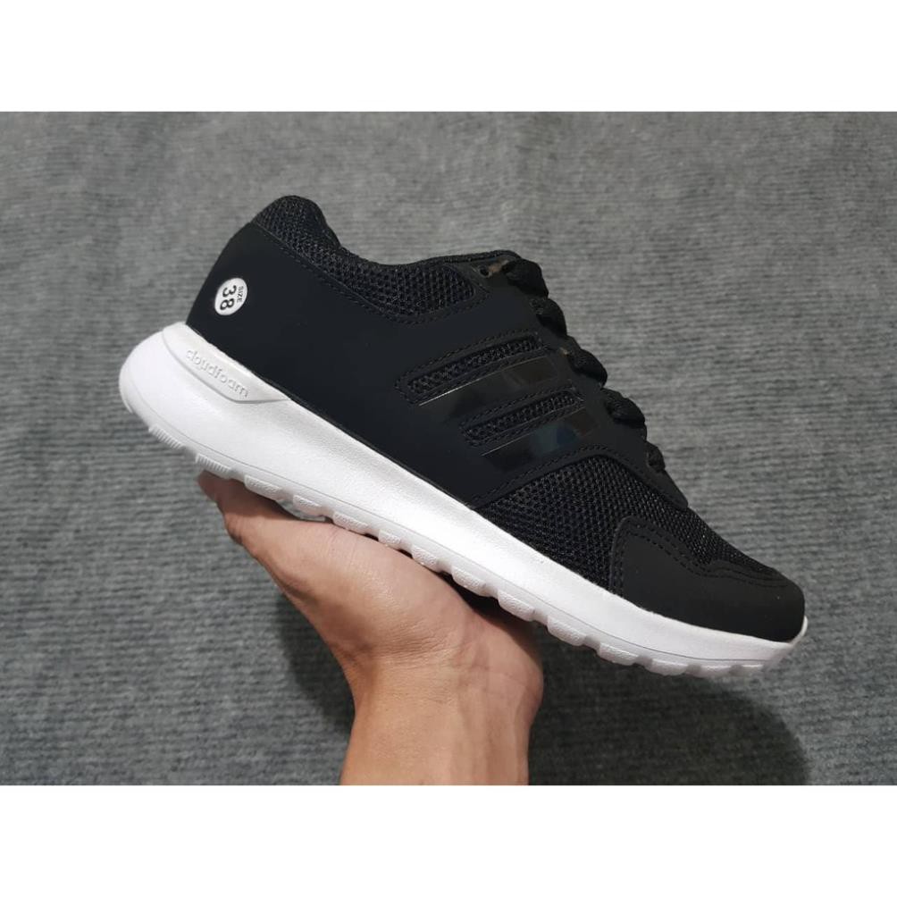 Giày Sneaker Nam Nữ Siêu Nhẹ (Trắng/Đen)