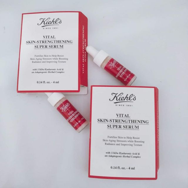 Serum,Huyết thanh tăng cường cho da vital skin-stengthening super Kiehl ( bản mini 4ml)