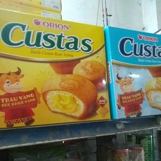 Bánh Custas 12 vị kem trứng, Tiramisu, cốm
