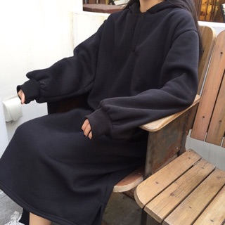 [ORDER] Váy hoodie nữ dáng dài