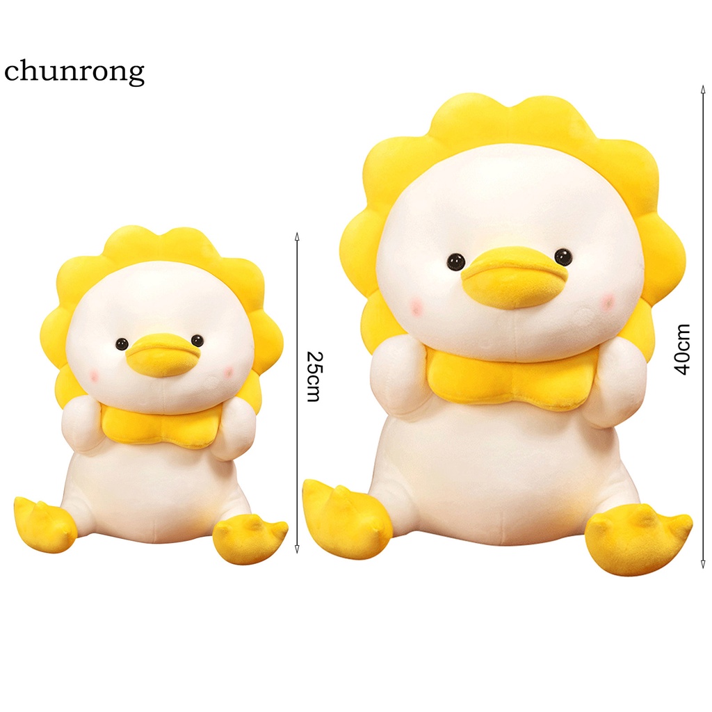 Thú nhồi bông hình vịt mặt trời đáng yêu