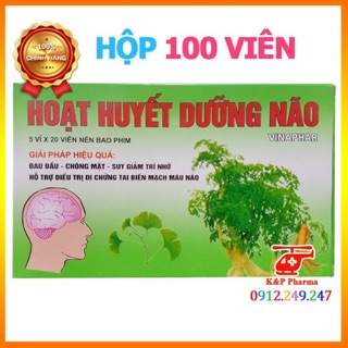 ✅ Hoạt huyết dưỡng não Vinaphar | Giải pháp đau đầu, chóng mặt, suy giảm trí nhớ