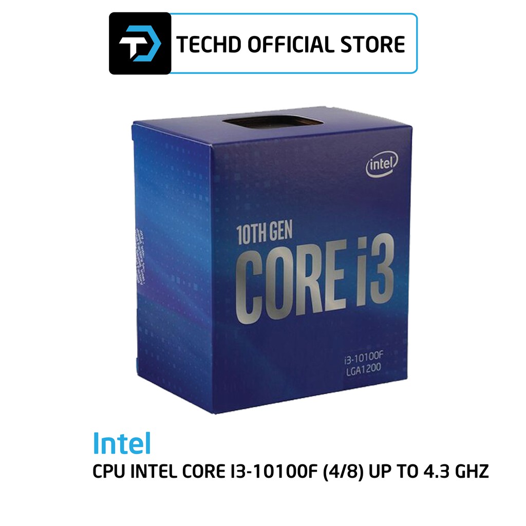 CPU intel Core I3 10100F New Box Chính Hãng - Bảo hành 36 Tháng