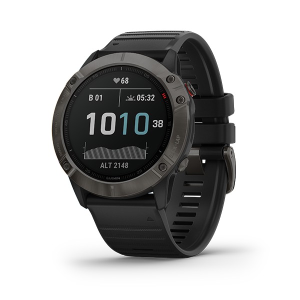 Đồng Hồ Thể Thao Garmin Fēnix 6X (Sapphire, Carbon Gray DLC with Black Band)