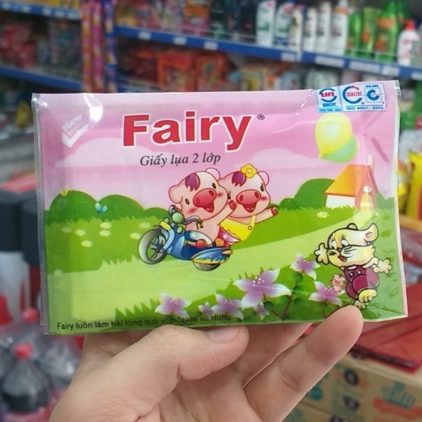 [Mã 267FMCGSALE giảm 8% đơn 500K] Fairy giấy ví set 5 gói