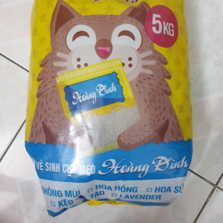Cát vệ sinh cho mèo bao chất lượng bao rẻ - Loại 5kg / bao