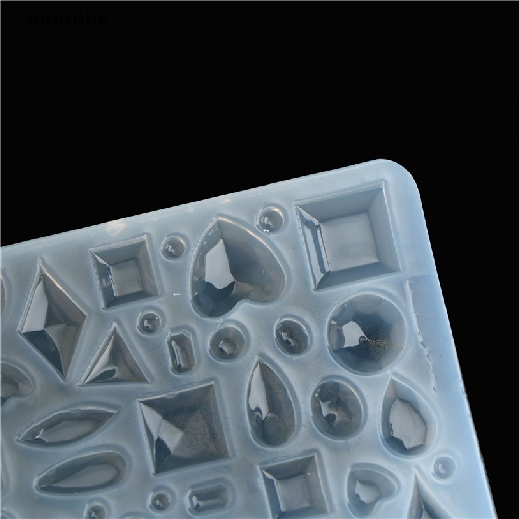 Khuôn silicone Làm Trang Sức Nhựa Epoxy Hình Oval / Trái Tim / Giọt Nước