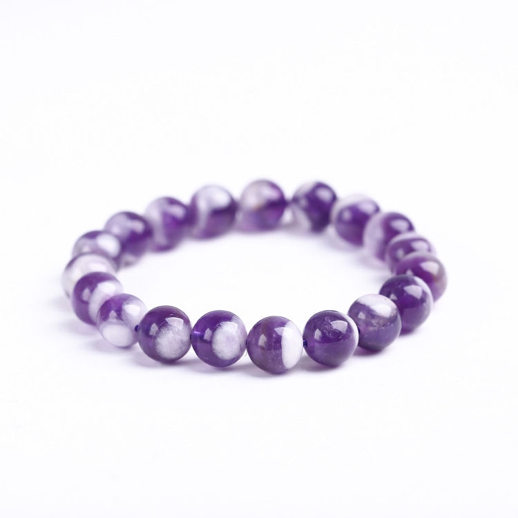 Vòng Tay Đá Thạch Anh Tím Kích Thước 6mm - 14mm