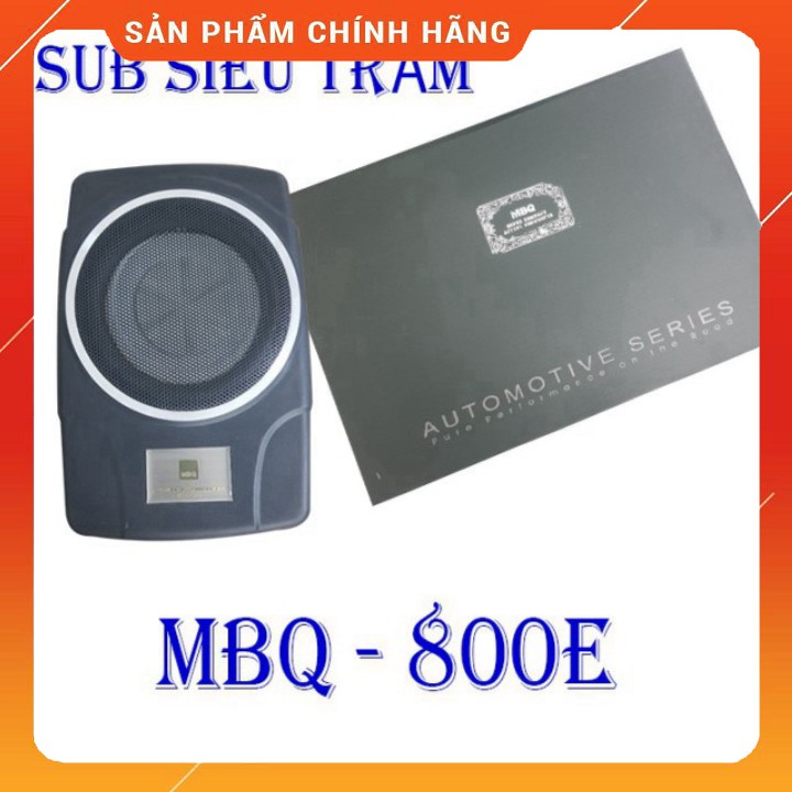 Bộ Loa Bass Siêu Trầm Đặt Gầm Ghế Xe Hơi, Ô Tô Cao Cấp MBQ-800E SM