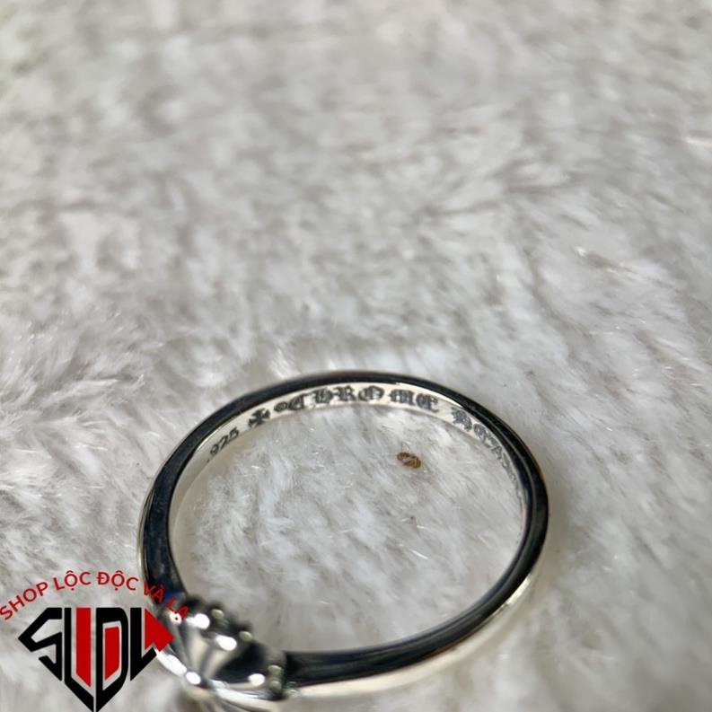 Nhẫn unisex Chrome Heart Bubblegum Plus  bạc 925 và vàng 22K cao cấp fullbox