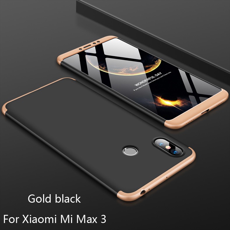 Ốp lưng 360 độ bảo vệ 2 màn hình cho Xiaomi Mi Max 3